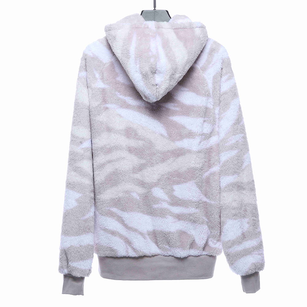Nike  Camouflage Plush Zip Hoodie