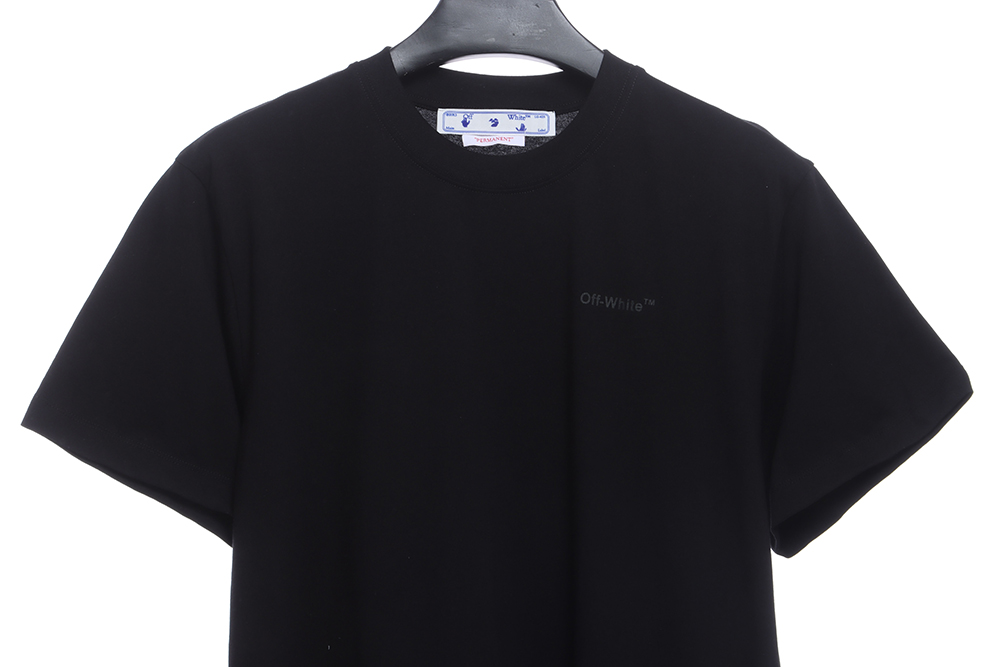 Off White overlapping zebra crossing arrOff White print short sleeves