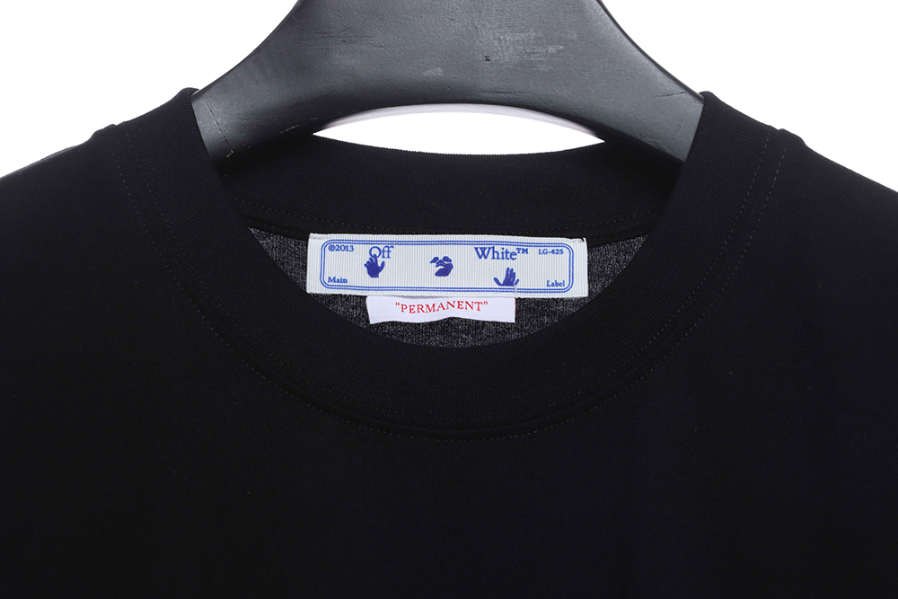 Off White overlapping zebra crossing arrOff White print short sleeves