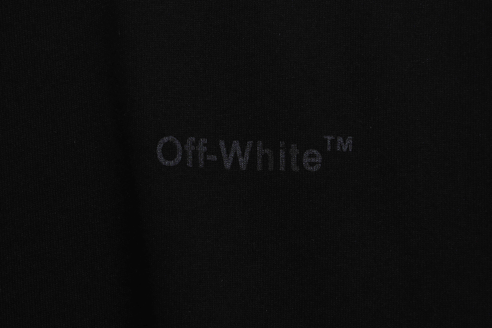 Off White overlapping zebra crossing arrOff White print short sleeves