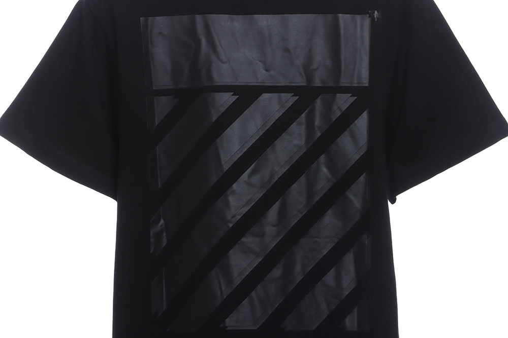 Off White overlapping zebra crossing arrOff White print short sleeves