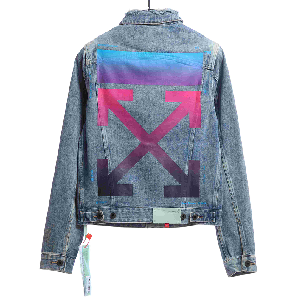 Off White gradient arrOff White denim jacket