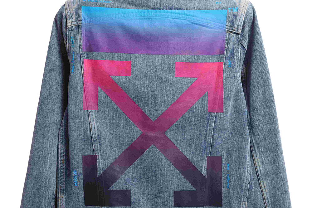 Off White gradient arrOff White denim jacket