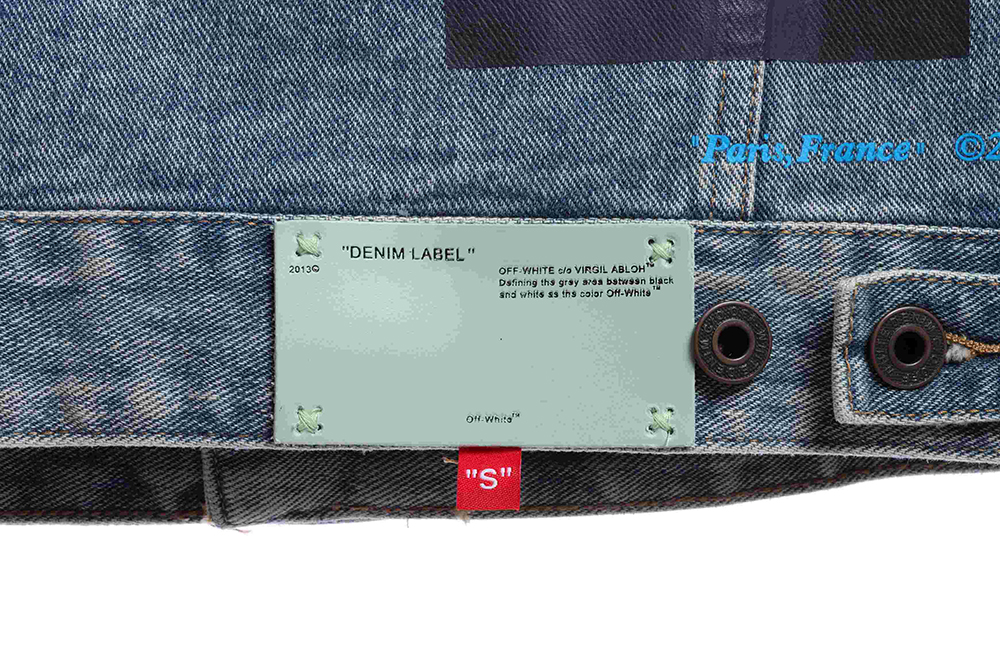 Off White gradient arrOff White denim jacket