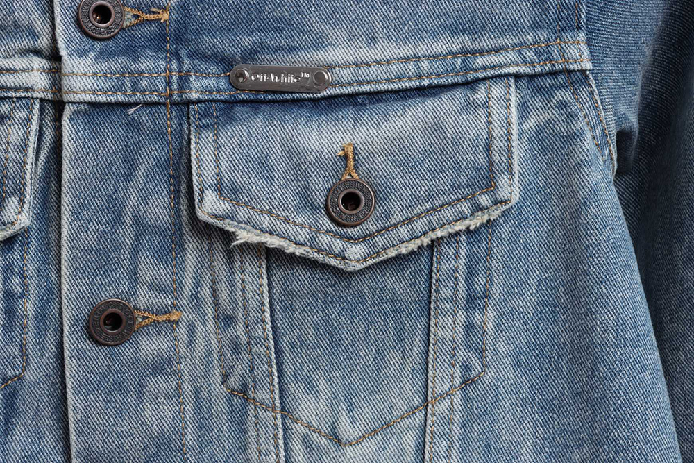 Off White gradient arrOff White denim jacket