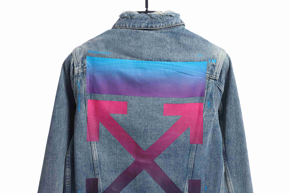 Off White gradient arrOff White denim jacket