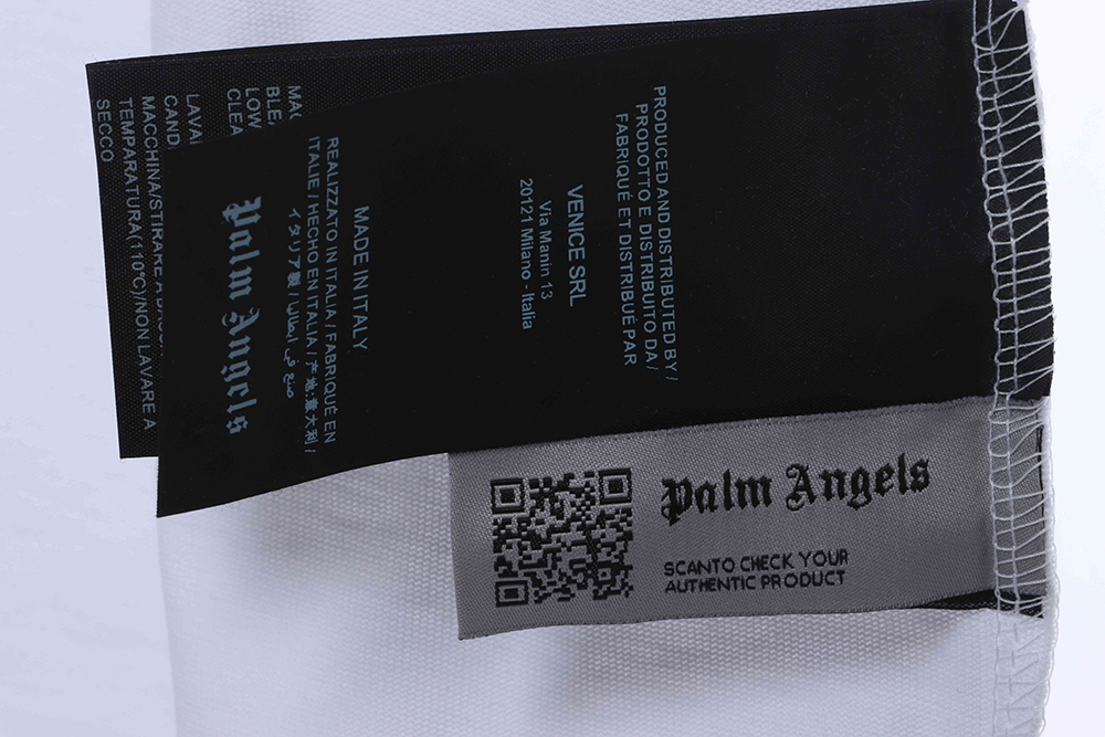 Palm Angels Love Palm Angelsint Print Short Sleeve TSK2