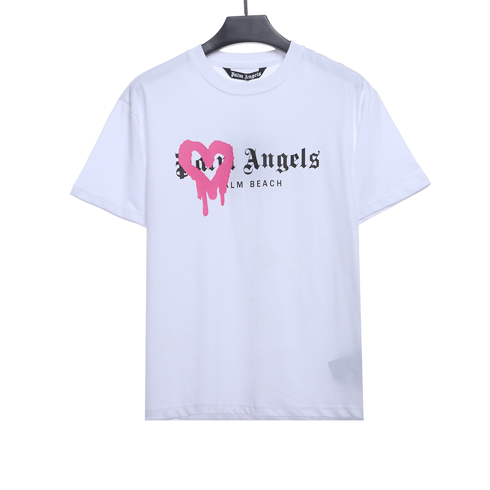 Palm Angels Love Palm Angelsint Print Short Sleeve TSK2