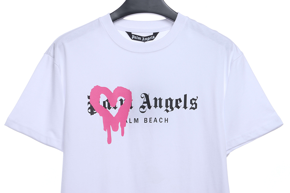 Palm Angels Love Palm Angelsint Print Short Sleeve TSK2