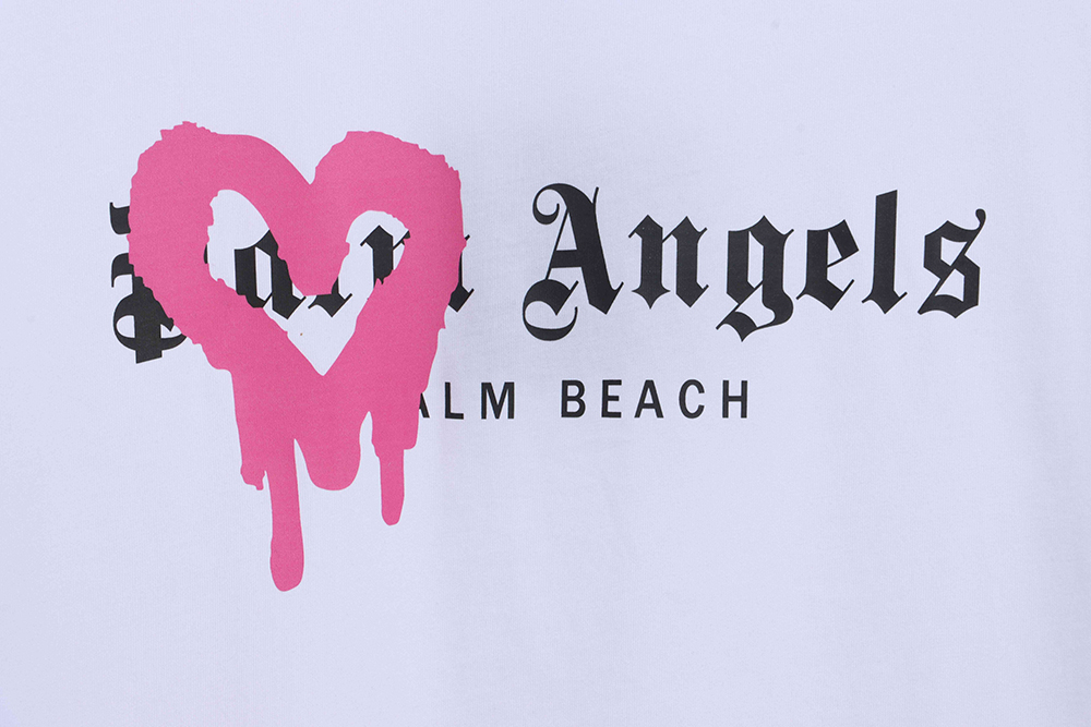 Palm Angels Love Palm Angelsint Print Short Sleeve TSK2