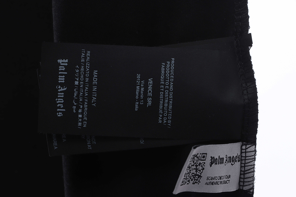 Palm Angels white guillotine short sleeve