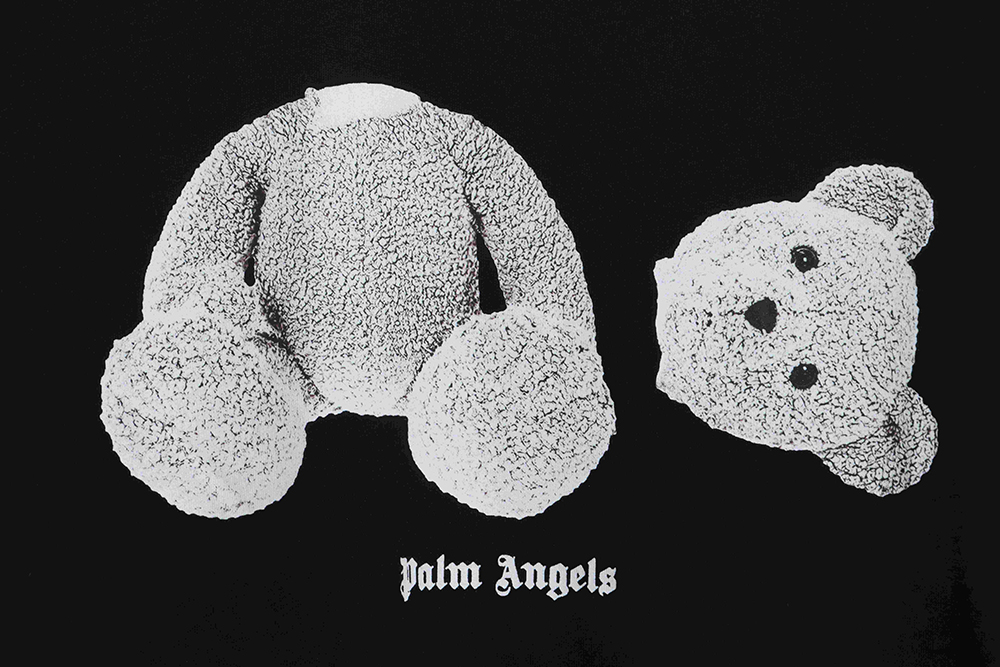 Palm Angels white guillotine short sleeve