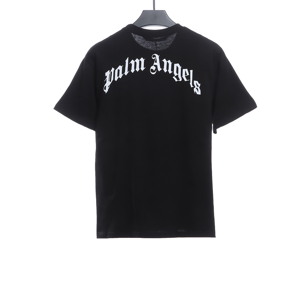 Palm Angels white guillotine short sleeve
