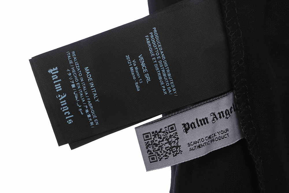 Palm Angels Broken Tail Shark Print Short Sleeve