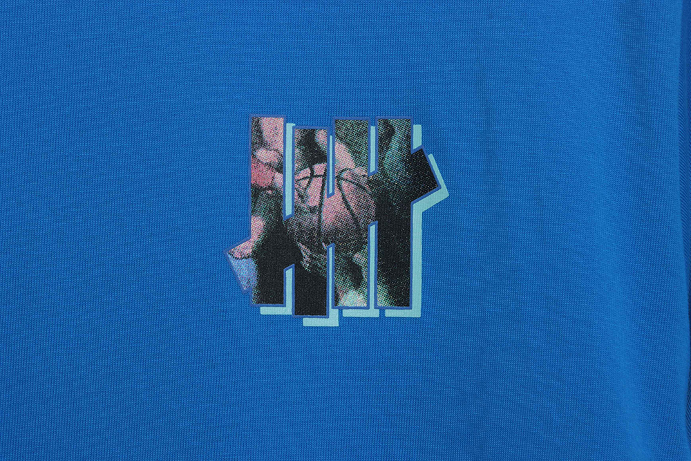 UNDEFEATED oil painting printing short sleeve TSK1