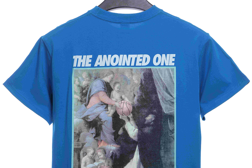 UNDEFEATED oil painting printing short sleeve TSK1
