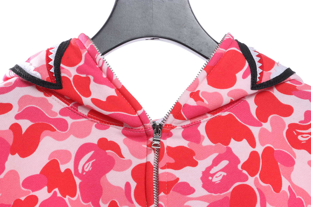 BAPE Classic Shark Mouth Camouflage Zip Hoodie