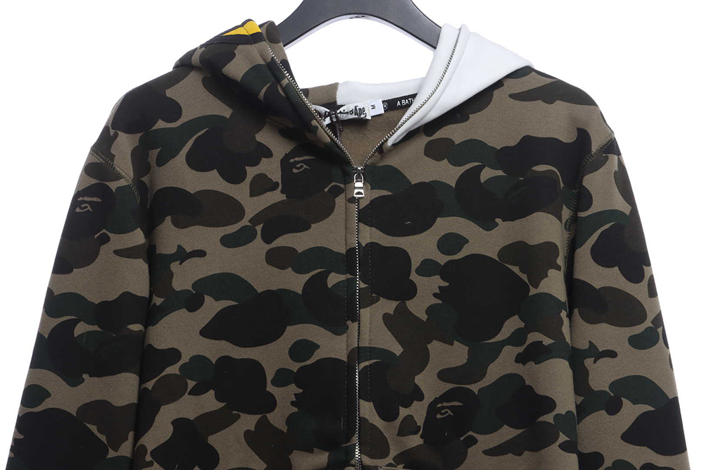 BAPE joint hell kitty camouflage zipper hoodie
