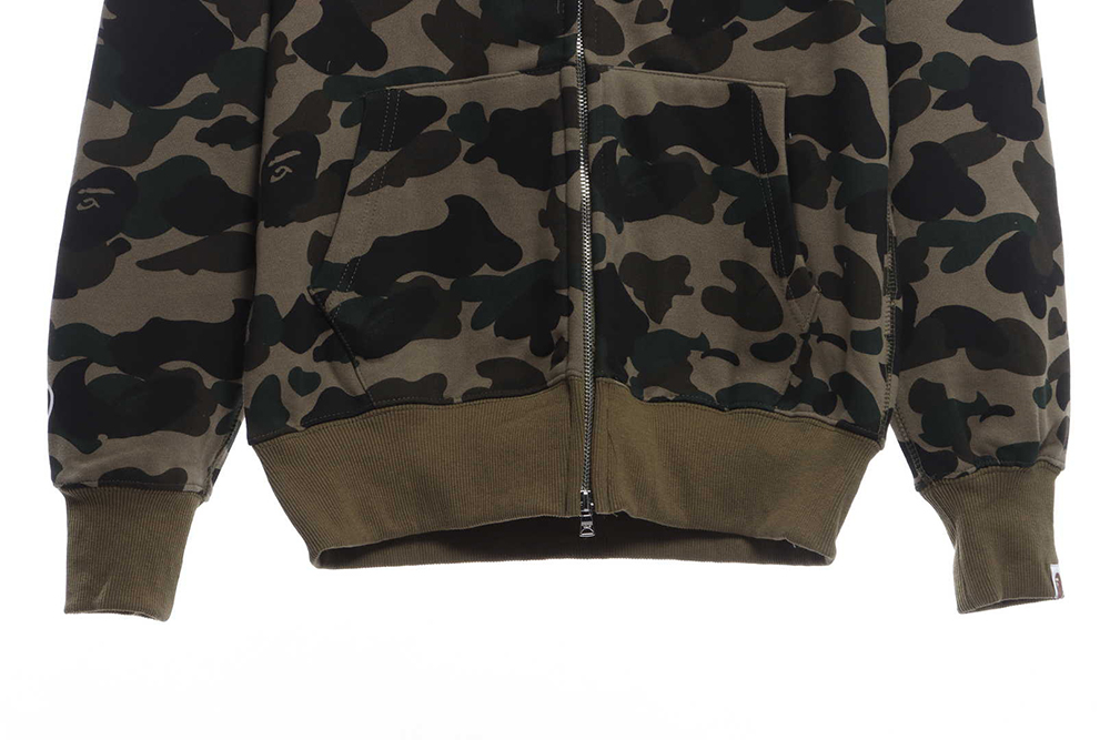 BAPE joint hell kitty camouflage zipper hoodie