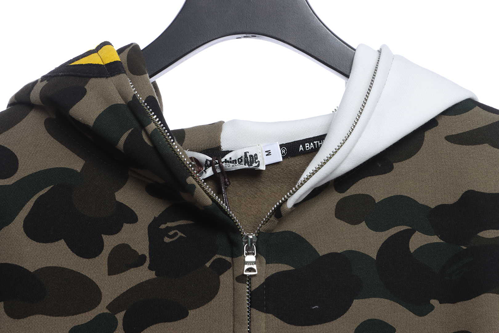 BAPE joint hell kitty camouflage zipper hoodie