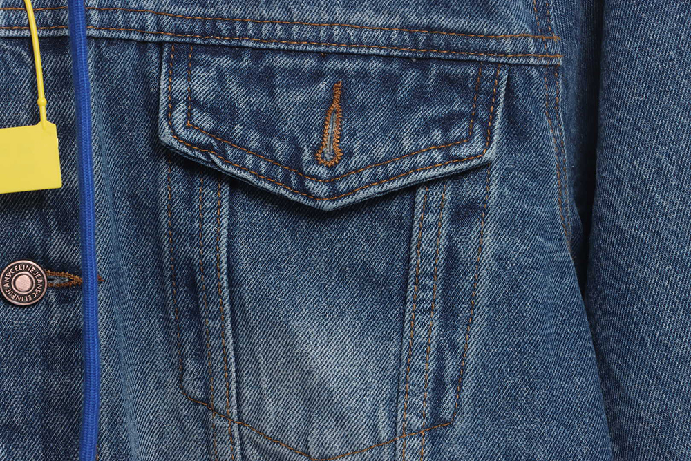 Selena Fake Two Piece Hooded Denim Jacket