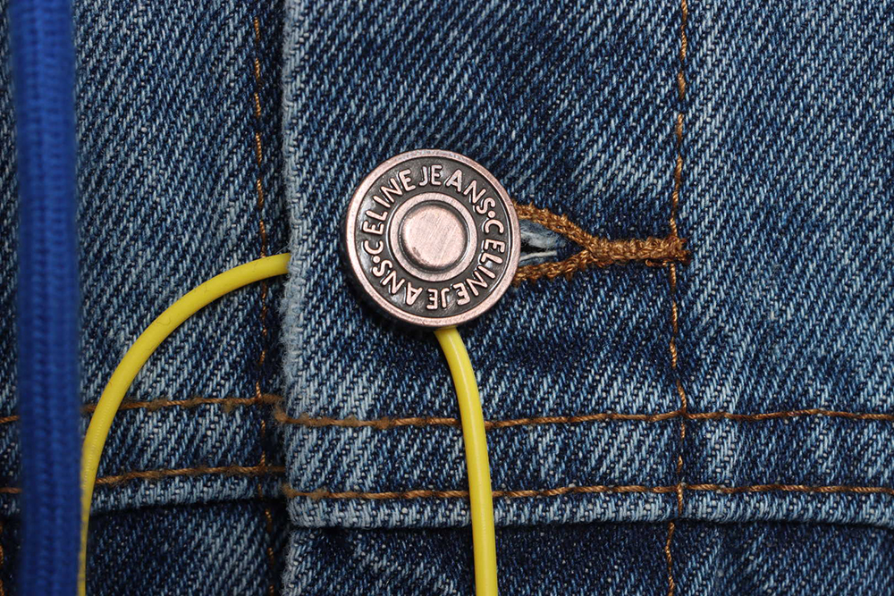 Selena Fake Two Piece Hooded Denim Jacket