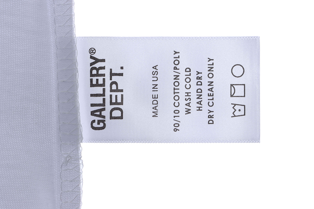 Gallery Dept rainbow letter print short sleeve TSK1