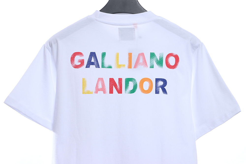 Gallery Dept rainbow letter print short sleeve TSK1