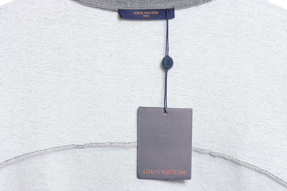 l0*is V*t0n × nigo joint gray raglan sleeve round neck sweater