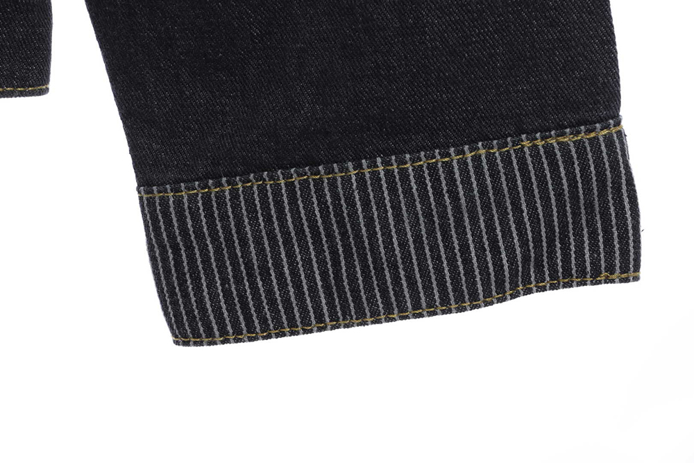 l0*is V*t0n joint nigo stitching contrast color denim jacket