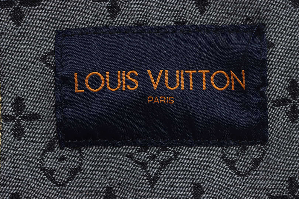 l0*is V*t0n joint nigo stitching contrast color denim jacket