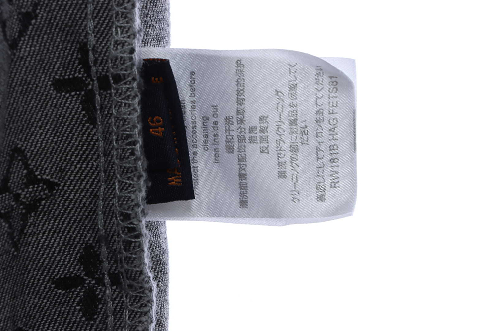 l0*is V*t0n joint nigo stitching contrast color denim jacket