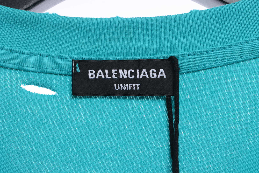 Ba*len*cia*ga distressed ruined short sleeves