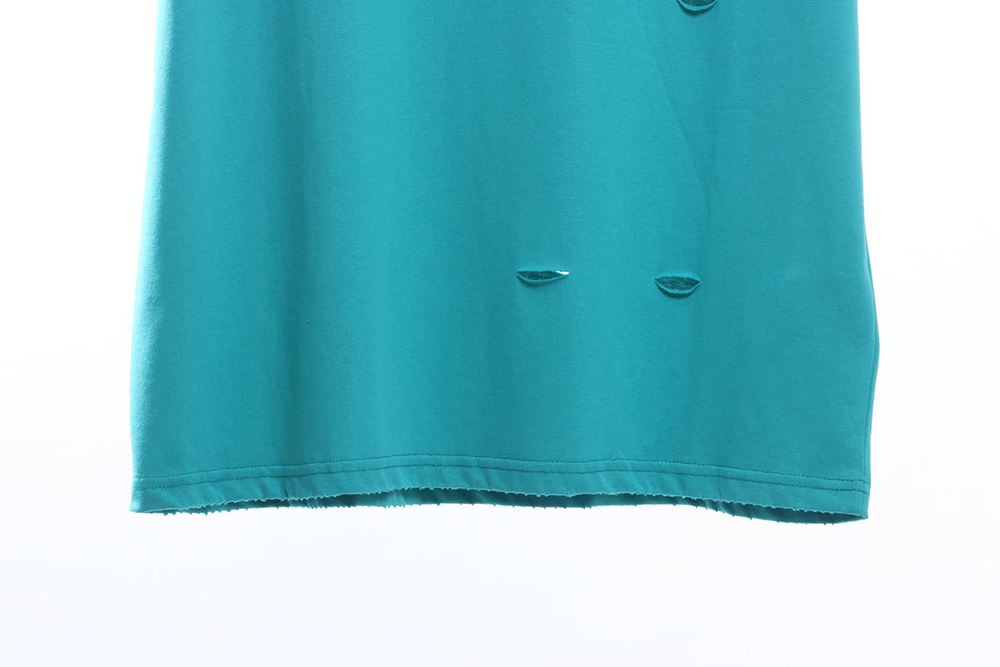 Ba*len*cia*ga distressed ruined short sleeves