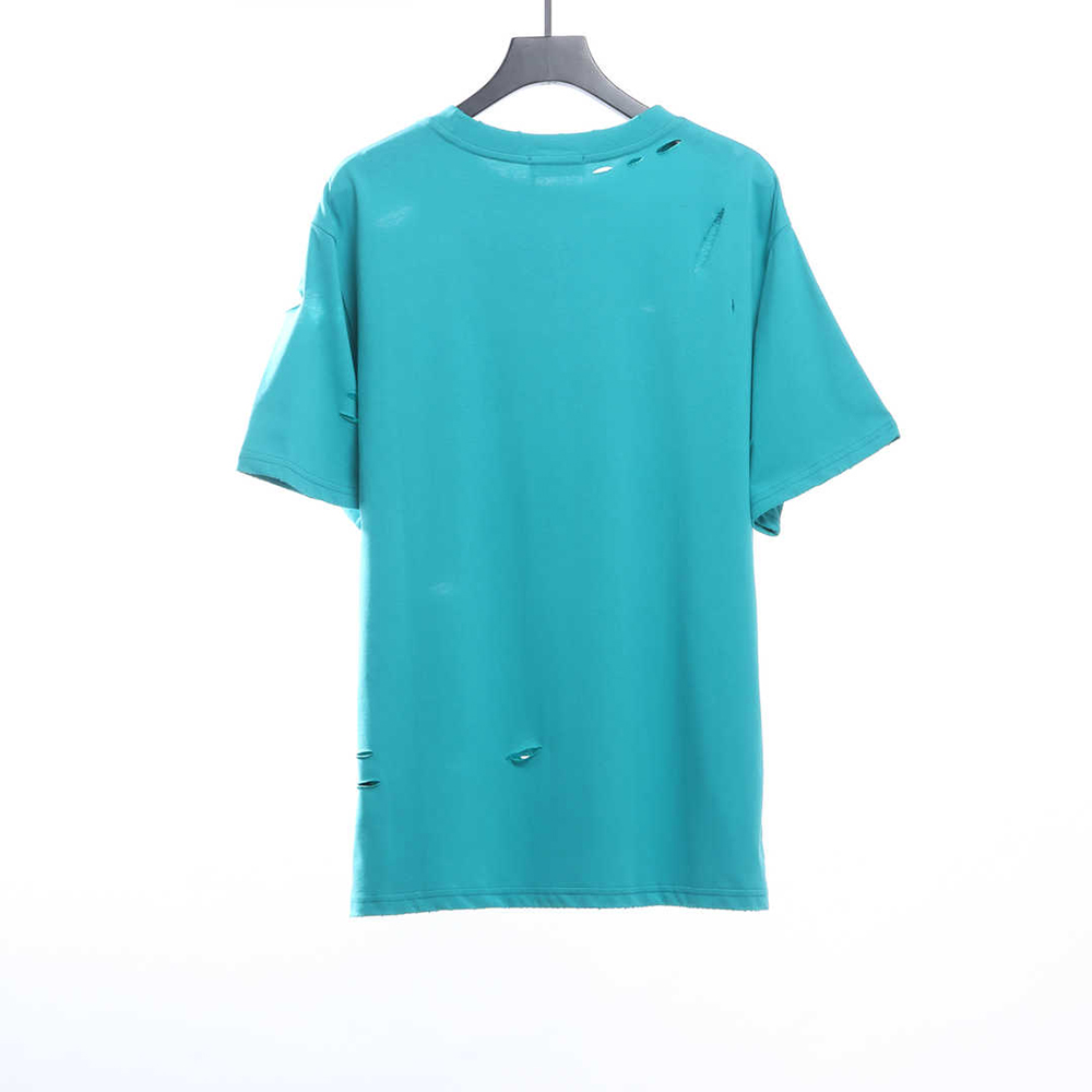 Ba*len*cia*ga distressed ruined short sleeves