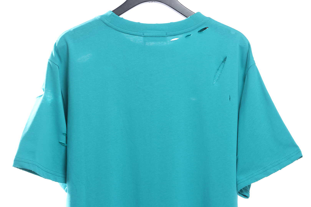 Ba*len*cia*ga distressed ruined short sleeves