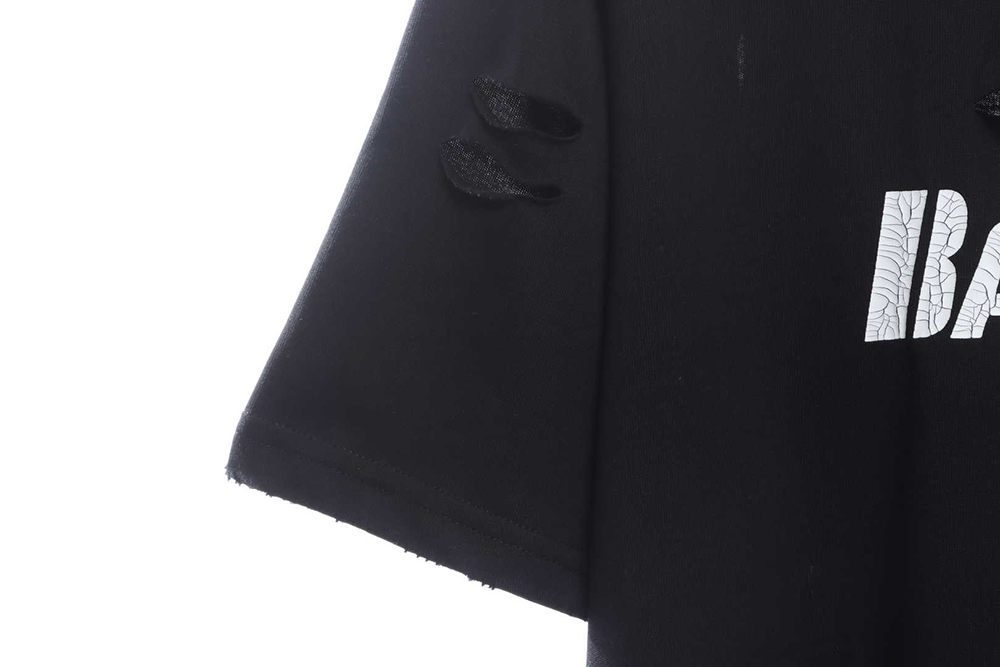 Ba*len*cia*ga distressed short sleeve tsk1