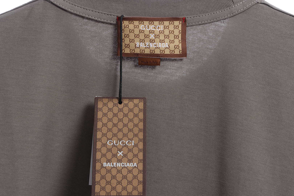 G*u*i joint ba*len*cia*ga paint printing short sleeve tsk1