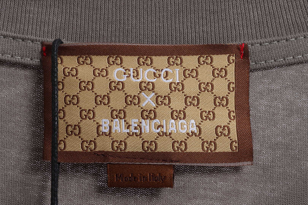 G*u*i joint ba*len*cia*ga paint printing short sleeve tsk1