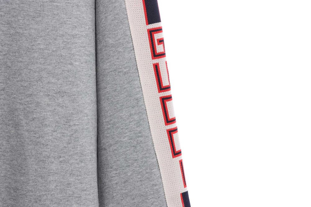 G*u*i classic double sided webbing sweatshirt