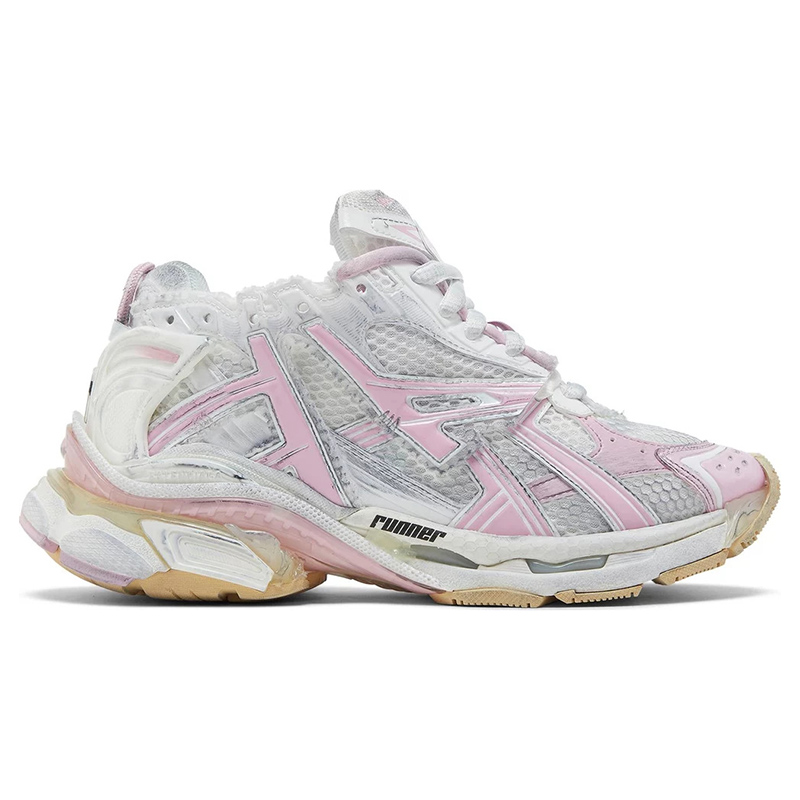 Ba*len*cia*ga wmns runner sneaker ''white pink''