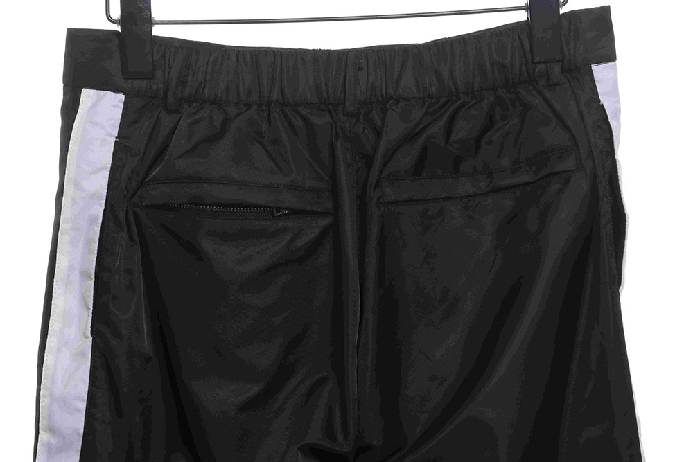 Pra*a color-block nylon double-zip trousers