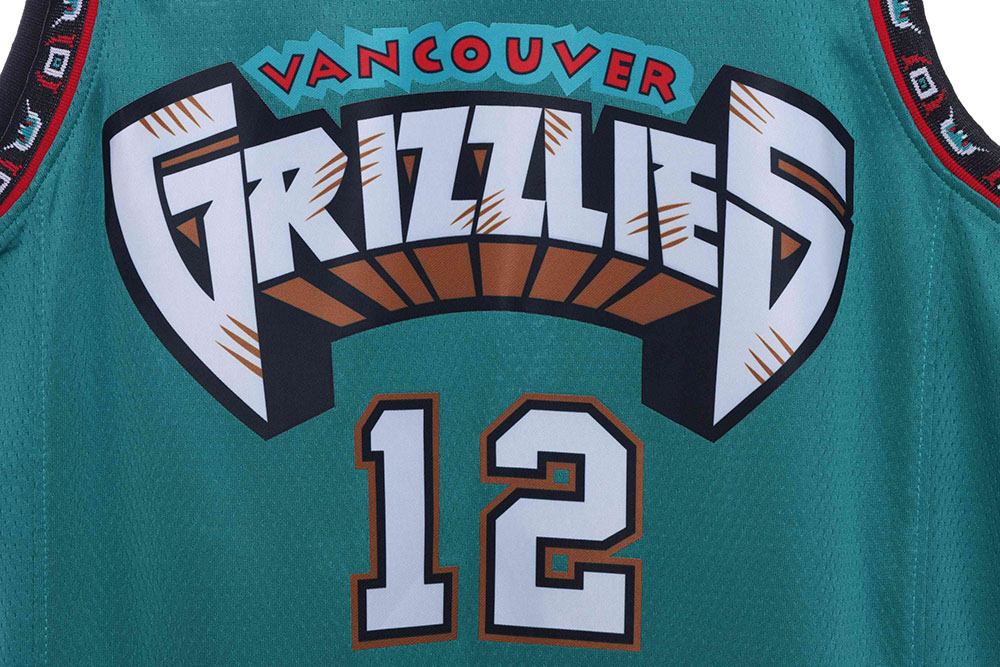 Grizzlies retro limited Morant No. 12 jersey TSK1