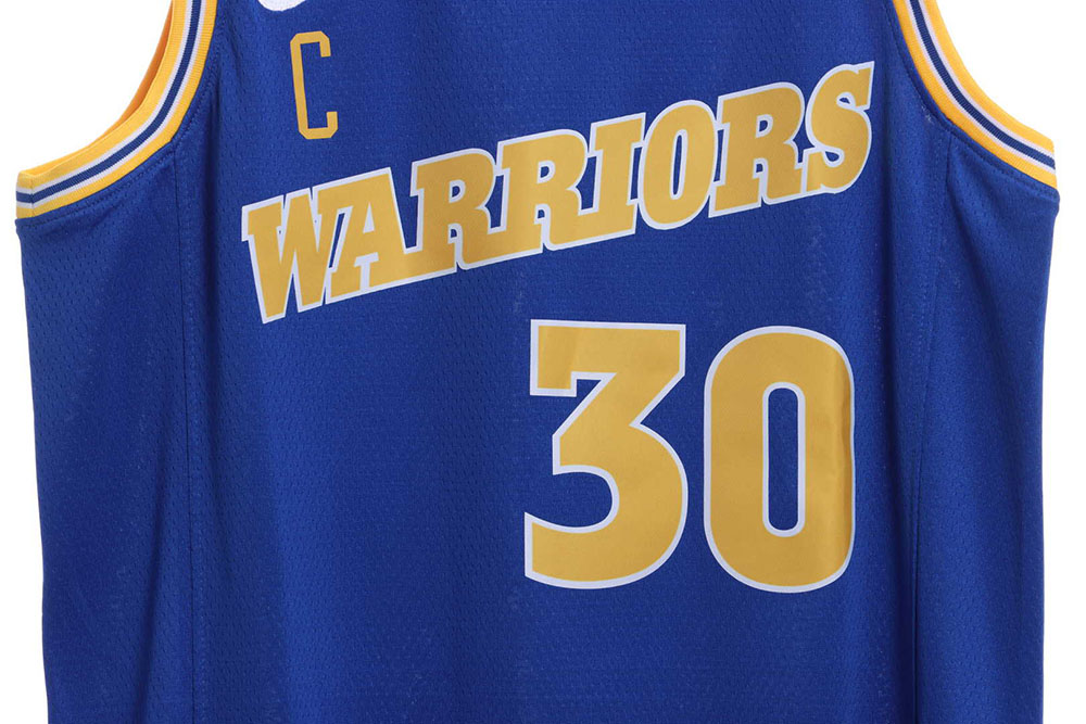 Warriors 23 season Curry No. 30 fan version jersey