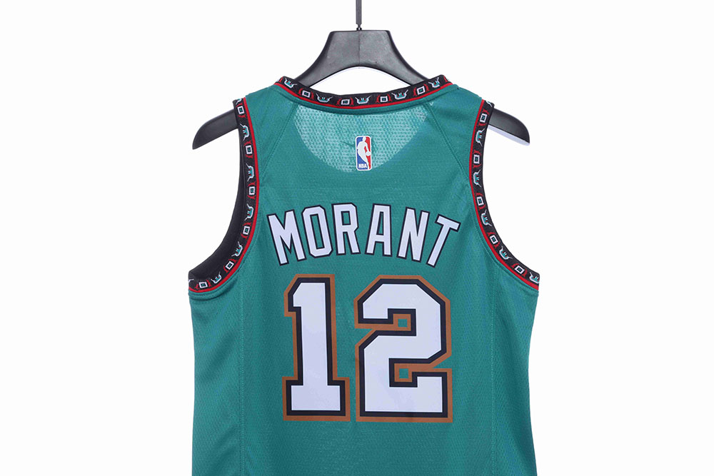 Grizzlies retro limited Morant No. 12 jersey TSK1
