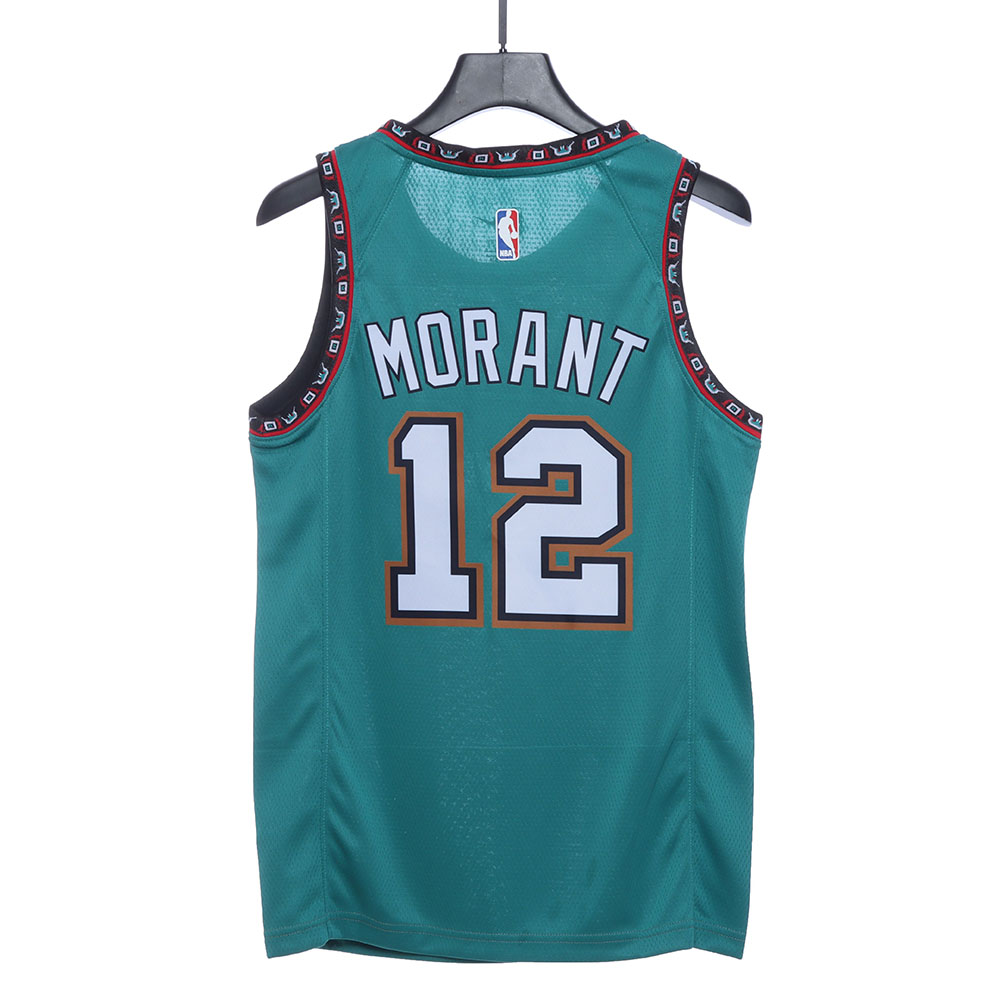 Grizzlies retro limited Morant No. 12 jersey TSK1