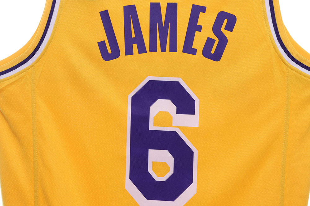 Lakers James James No. 6 jersey