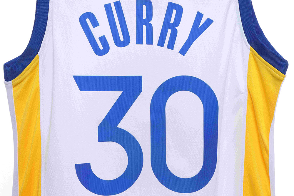NBA Golden State Warriors Curry No. 30 jersey
