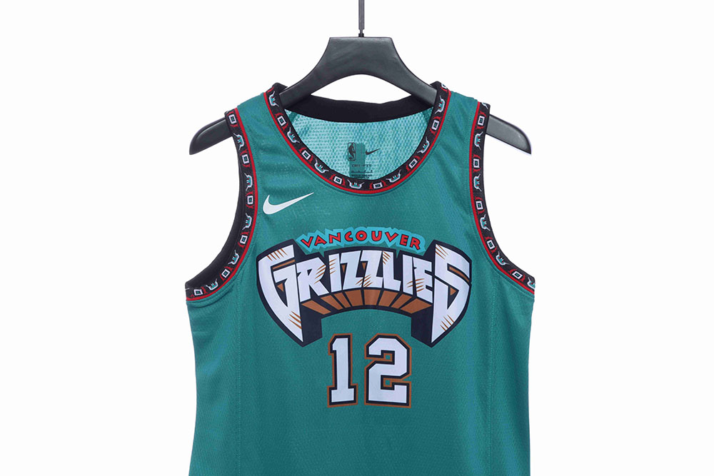 Grizzlies retro limited Morant No. 12 jersey TSK1