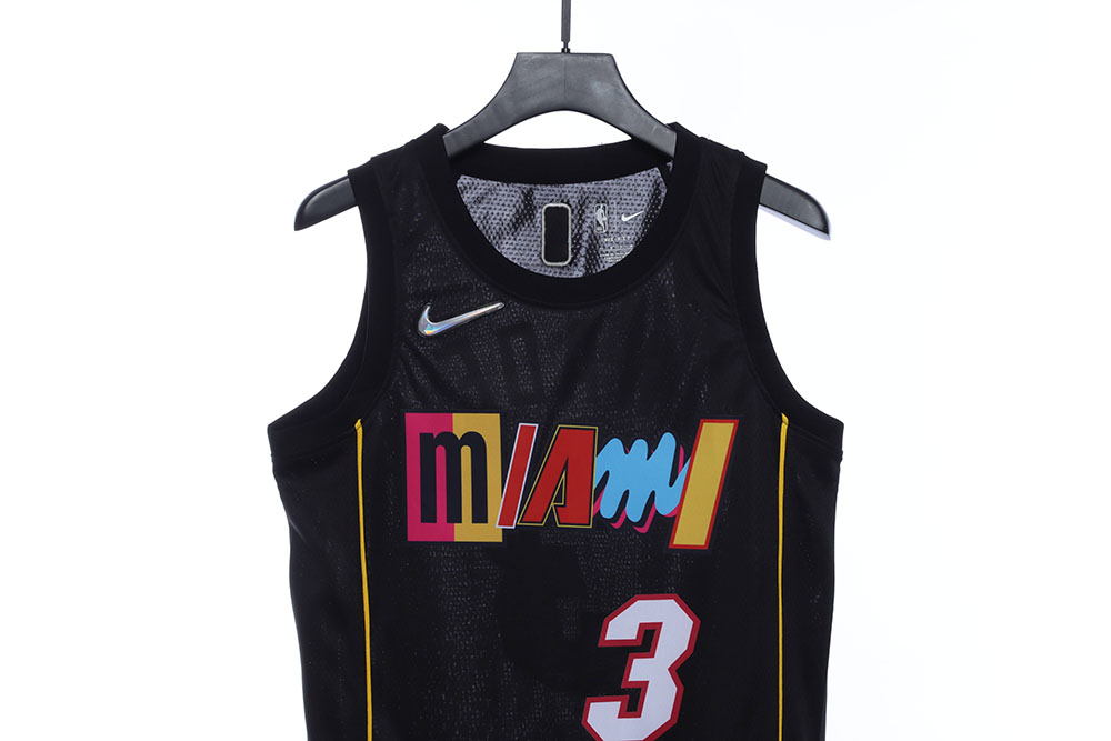 Heat Retro City Edition Wade No. 3 Jersey